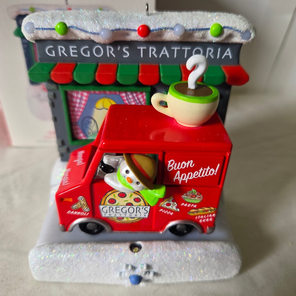 Hallmark 2023 Gregor's Trattoria Happy Holiday Parade Ornament QGO2527